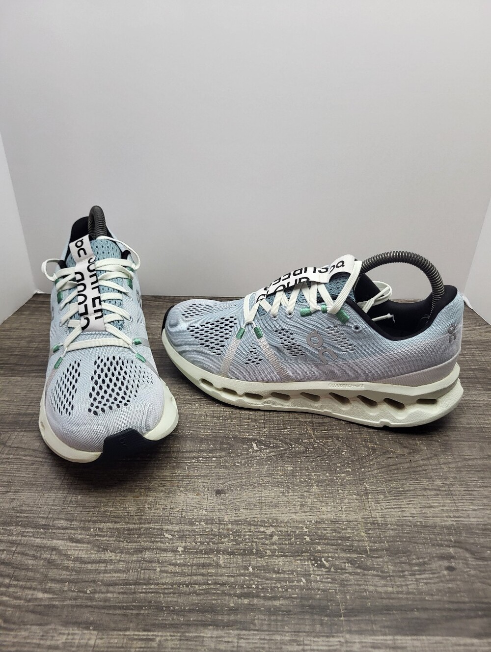 On Cloudsurfer Mineral Aloe Athletic Running Shoes Sneakers Women's Size 8.5